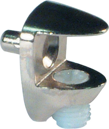 Pack of 4 Glass Shelf Supports (5 - 8mm) 1
