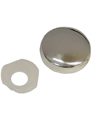 Pack of 20 Chrome Anti Crack Screw Covers