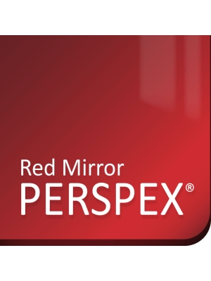 Red Mirror Perspex