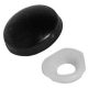 Pack of 20 Black Anti Crack Screw Covers