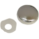 Pack of 4 Chrome Anti Crack Screw Covers