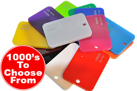 Plastic samples
