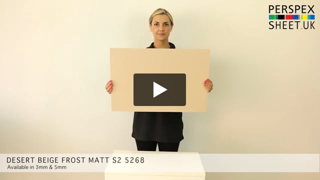 Beige Matt Perspex® Acrylic Sheet