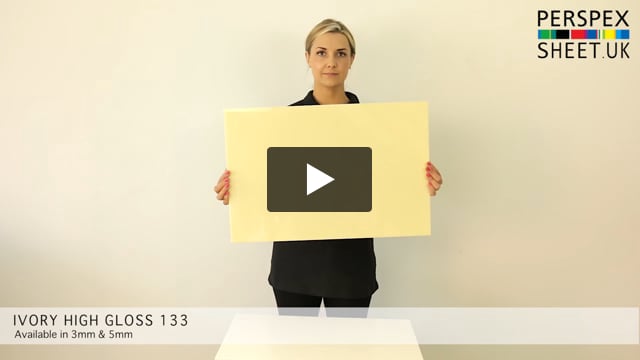 Ivory Perspex® Acrylic Sheet