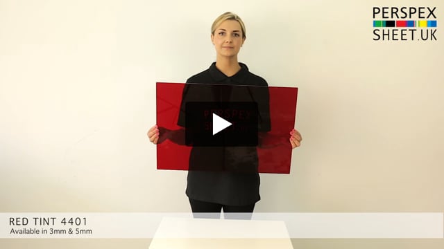 Red Tint Perspex® Acrylic Sheet