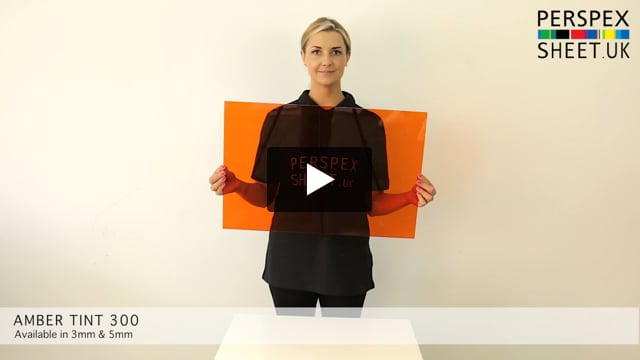 Orange Tint Perspex® Acrylic Sheet