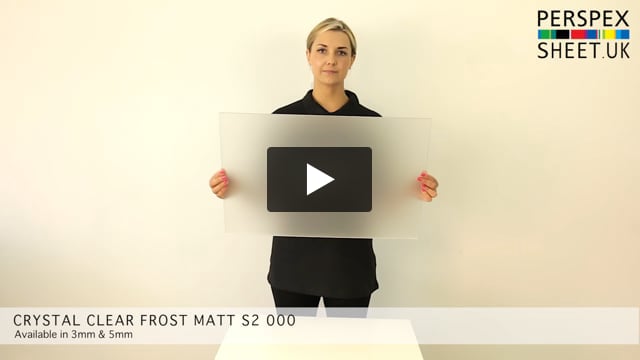 Clear Matt Perspex® Acrylic Sheet