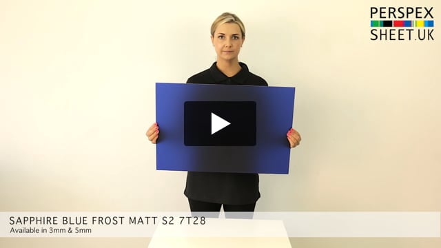 Blue Matt Perspex® Acrylic Sheet