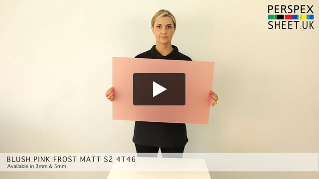 Pink Matt Perspex® Acrylic Sheet
