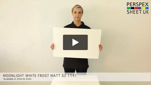 White Matt Perspex® Acrylic Sheet