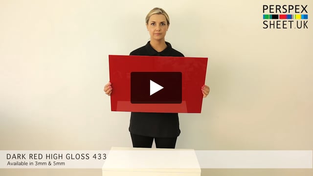 Dark Red Perspex® Acrylic Sheet