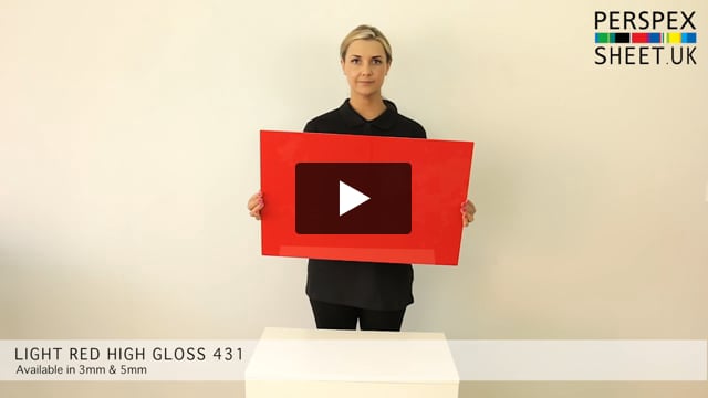 Red Perspex® Acrylic Sheet