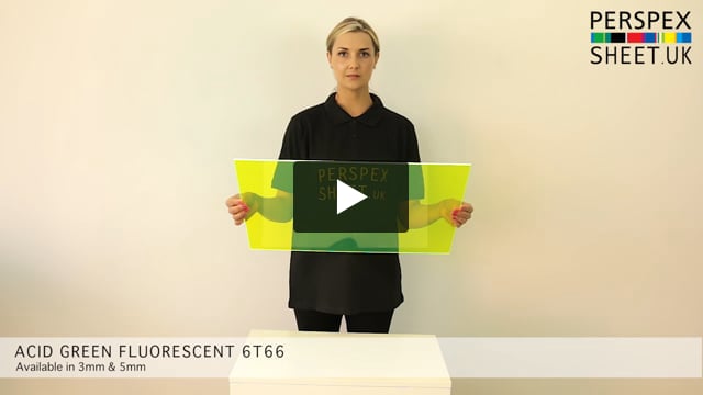 Green Fluorescent Perspex® Acrylic Sheet