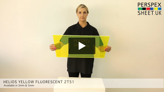 Yellow Fluorescent Perspex® Acrylic Sheet