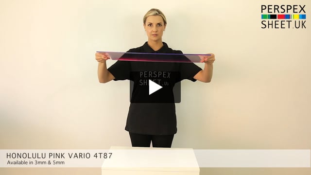 Pink Vario Perspex 4T87