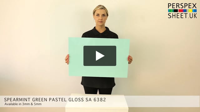 Spearmint Green Perspex Gloss SA-6382