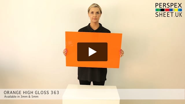 Orange Perspex® Acrylic Sheet