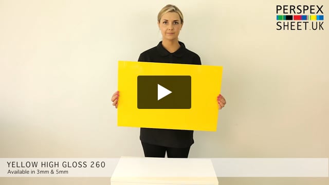 Yellow Perspex® Acrylic Sheet