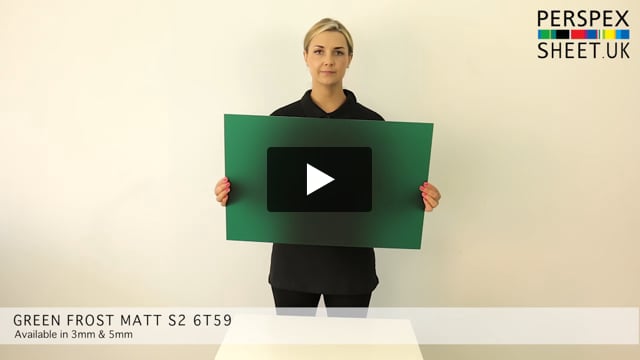 Green Matt Perspex® Acrylic Sheet