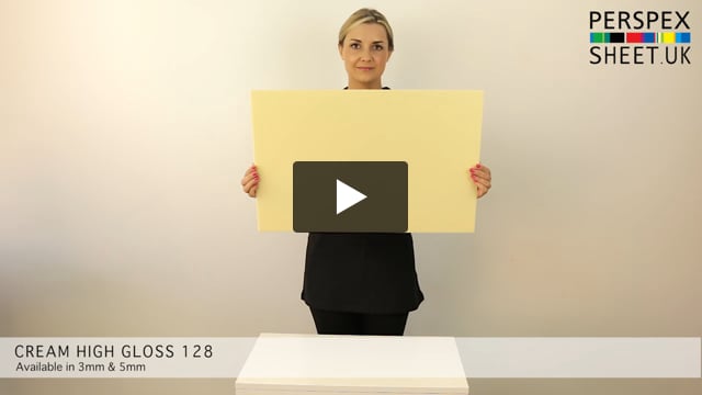Cream Perspex® Acrylic Sheet