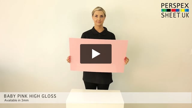 Baby Pink Perspex® Acrylic Sheet