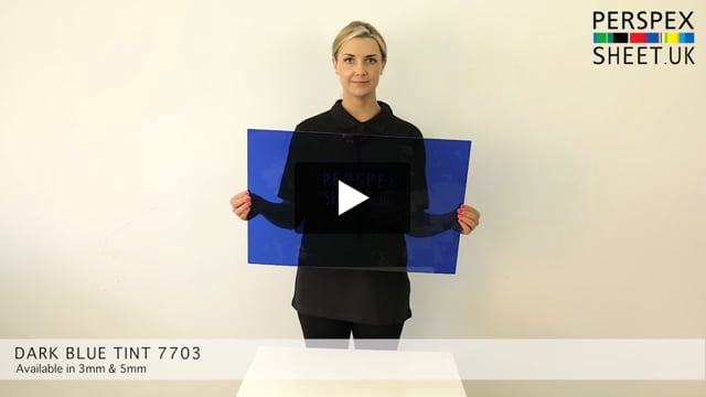 Dark Blue Tint Perspex® Acrylic Sheet