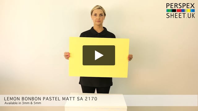 Lemon Bonbon Matt Perspex SA-2170